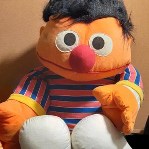 Vintage jumbo Applause 1994 Sesame Street Ernie plush Stuffed Toy 40"